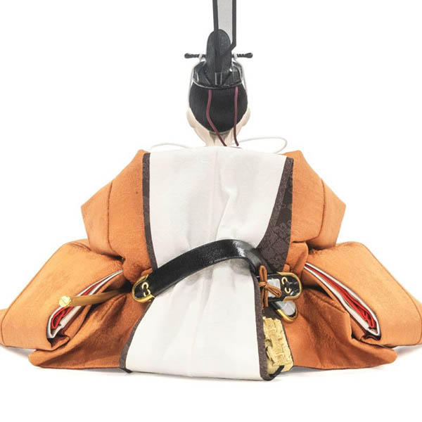 吉徳　 雛人形　大久保寿峰作 正絹 黄櫨染 京十番親王 京雛　詳細画像