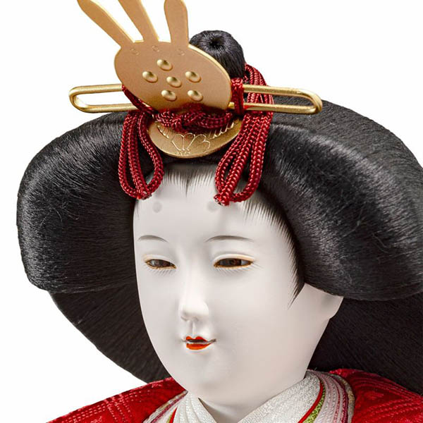 吉徳　 雛人形　小出松寿作 黄櫨染 京七番親王 七寸官女 五人飾り 御雛　詳細画像