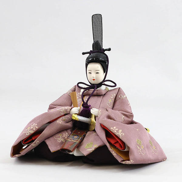 雛人形 柴田家千代 柴田家千代作 葵 正絹優美錦 薄紫/オレンジ 柳親王 裾短衣裳着 アートフラワー 白木 木目 飾り台 屏風 詳細画像 柴田家千代 雛人形 柴田家千代作 葵 正絹優美錦 薄紫/オレンジ 柳親王 裾短衣裳着 アートフラワー 白木 木目 飾り台 屏風 詳細画像