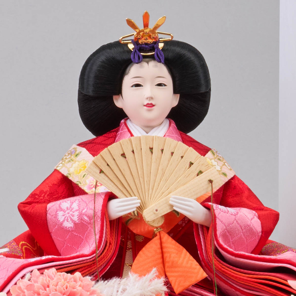 雛人形 藤翁 香月 三五親王飾り 白木 木目 桧 格子 アクリルケース 詳細画像 藤翁 雛人形 香月 三五親王飾り 白木 木目 桧 格子 アクリルケース 詳細画像