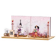 雛人形: 平安豊久作 かおり 小芥子親王揃 親王飾り
