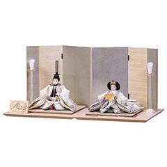 雛人形: 平安豊久作 りさ 小三五親王揃 親王飾り