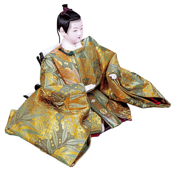 平安豊久　 雛人形　清水久遊作 紫晃 三五親王揃 親王飾り　詳細画像