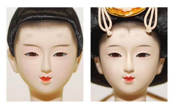 平安豊久　 雛人形　平安豊久作 せれな 小芥子親王揃 白木 木目 収納飾り　詳細画像