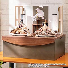 極美品 】 平安豊久 雛人形セット 和風提灯付き