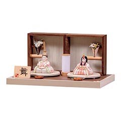 雛人形: 舞・きよか 親王飾り 木目込み飾り
