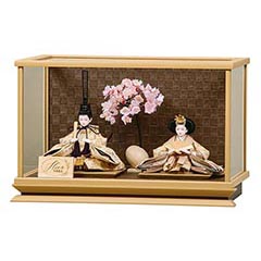 雛人形: 翠 芥子親王 アクリルケース飾り