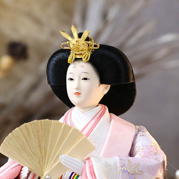 雛人形 平安豊久 セシル 芥子親王 アートフラワー 木目 アクリルケース飾り 詳細画像 平安豊久 雛人形 セシル 芥子親王 アートフラワー 木目 アクリルケース飾り 詳細画像