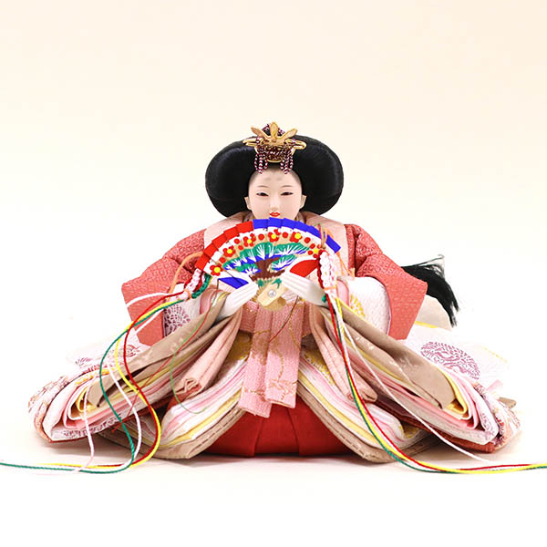 久月　 雛人形　久月 衣裳着 親王飾り 段織 芥子親王　詳細画像