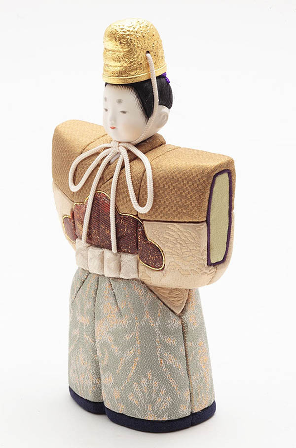 久月　 雛人形　村岡茂作 立雛 こまち 木目込 立親王 収納飾り 久月監製　詳細画像