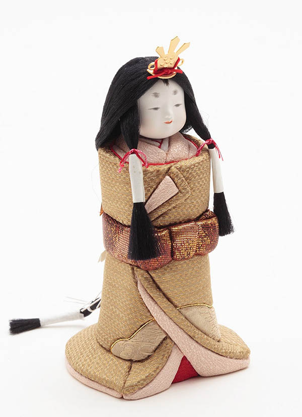 久月　 雛人形　村岡茂作 立雛 こまち 木目込 立親王 収納飾り 久月監製　詳細画像