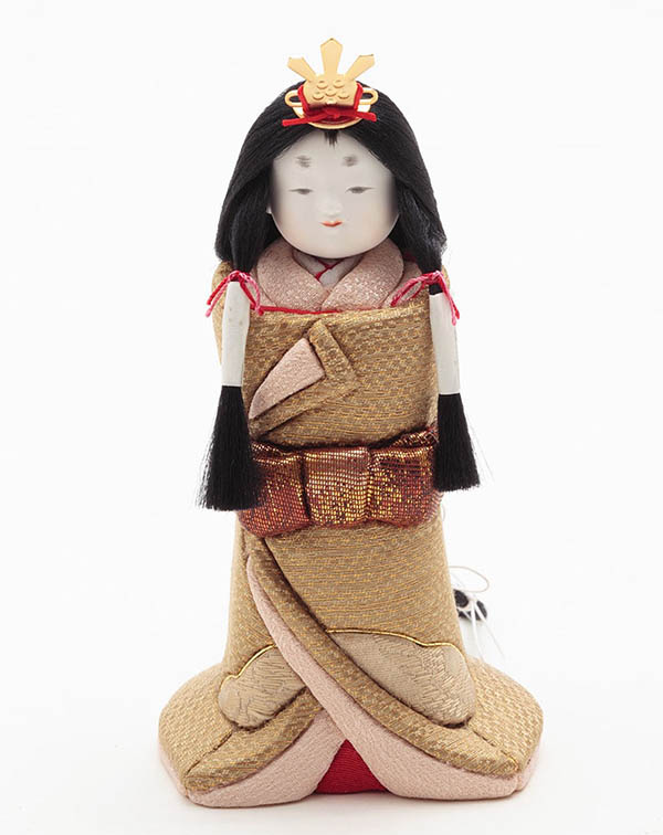 久月　 雛人形　村岡茂作 立雛 こまち 木目込 立親王 収納飾り 久月監製　詳細画像
