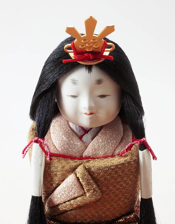 久月　 雛人形　村岡茂作 立雛 こまち 木目込 立親王 収納飾り 久月監製　詳細画像