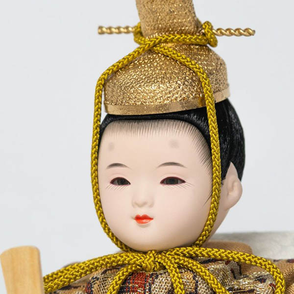 吉徳　 雛人形　一秀作 木目込親王飾り 花ひいな　詳細画像