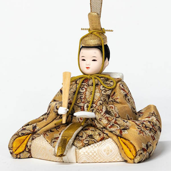 吉徳　 雛人形　一秀作 木目込親王飾り 花ひいな　詳細画像
