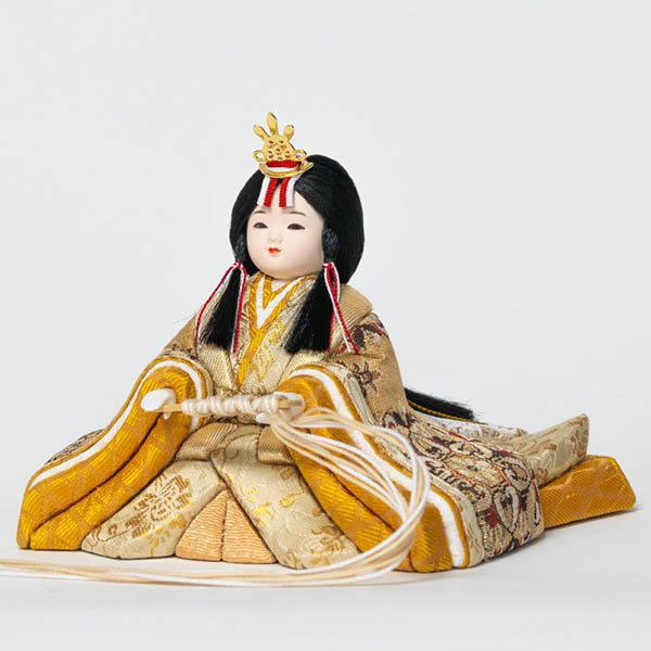 吉徳　 雛人形　一秀作 木目込親王飾り 花ひいな　詳細画像