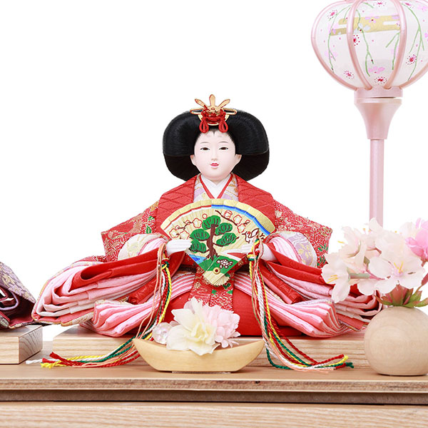 雛人形 フジキ 絃 ito 小三五親王 白木 木目 刺繍桜 アクリルケース飾り 詳細画像 フジキ 雛人形 絃 ito 小三五親王 白木 木目 刺繍桜 アクリルケース飾り 詳細画像