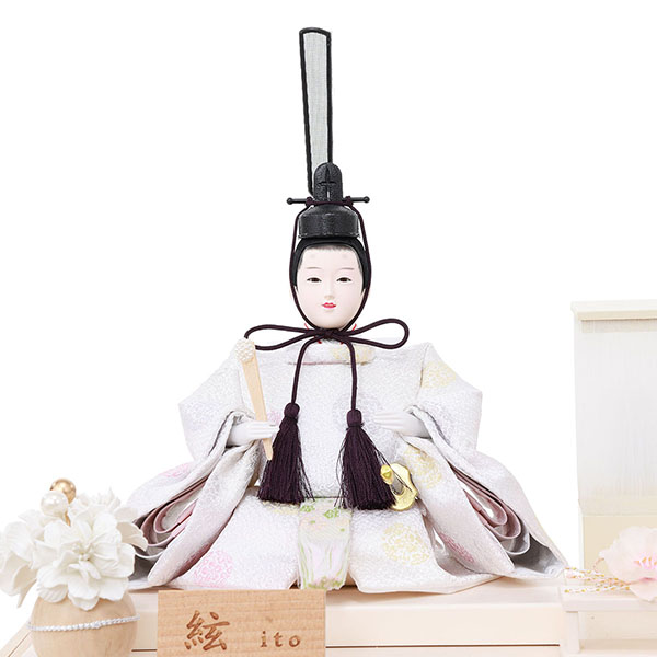 雛人形 フジキ 絃 ito 小三五親王 アレンジフラワー アクリルケース飾り 詳細画像 フジキ 雛人形 絃 ito 小三五親王 アレンジフラワー アクリルケース飾り 詳細画像