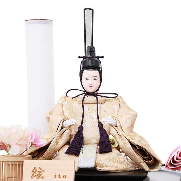 雛人形 フジキ 絃 ito 小三五親王 アレンジフラワー 花梨 アクリルケース飾り 詳細画像 フジキ 雛人形 絃 ito 小三五親王 アレンジフラワー 花梨 アクリルケース飾り 詳細画像