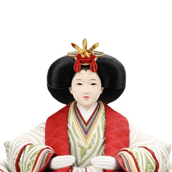 雛人形 フジキ 雅泉作 衣裳着 芥子親王 花梨 雲に桔梗屏風 平飾り 詳細画像 フジキ 雛人形 雅泉作 衣裳着 芥子親王 花梨 雲に桔梗屏風 平飾り 詳細画像