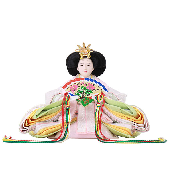 雛人形 フジキ 雅泉作 衣裳着 芥子親王 刺繍 檜 アクリルにブーケ 平飾り 詳細画像 フジキ 雛人形 雅泉作 衣裳着 芥子親王 刺繍 檜 アクリルにブーケ 平飾り 詳細画像