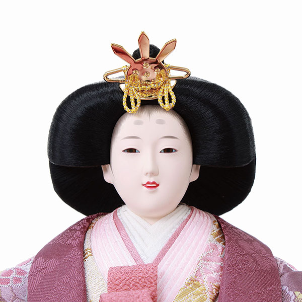 雛人形 フジキ 優香作 衣裳着 京十番親王 四曲金塗に箔桜屏風 平飾り 詳細画像 フジキ 雛人形 優香作 衣裳着 京十番親王 四曲金塗に箔桜屏風 平飾り 詳細画像