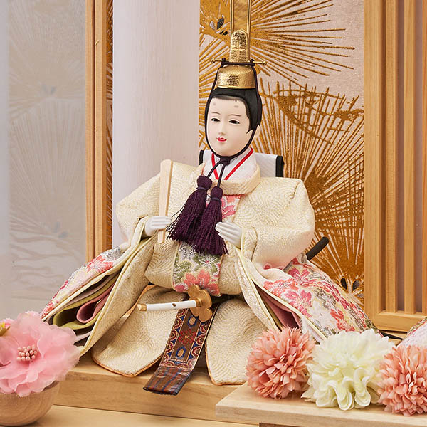 雛人形 藤翁 まひろ 小三五親王飾り 白木 木目 桧 格子 アクリルケース 詳細画像 藤翁 雛人形 まひろ 小三五親王飾り 白木 木目 桧 格子 アクリルケース 詳細画像