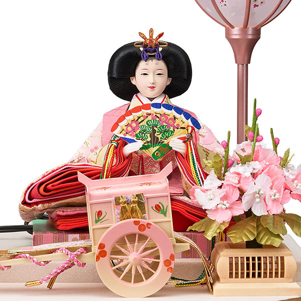 雛人形 藤翁 結芽 三五親王飾り 白木 木目 栓欅六角 アクリルケース 詳細画像 藤翁 雛人形 結芽 三五親王飾り 白木 木目 栓欅六角 アクリルケース 詳細画像