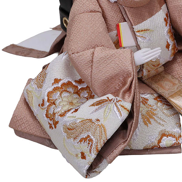 平安豊久　 雛人形　なぎさ 芥子親王 平飾り 繭飾 LED灯付衝立　詳細画像