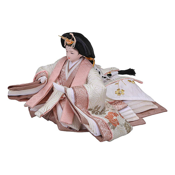 雛人形 平安豊久 ゆな 芥子親王 平飾り 神代調ウォルナット 櫛引屏風 詳細画像 平安豊久 雛人形 ゆな 芥子親王 平飾り 神代調ウォルナット 櫛引屏風 詳細画像