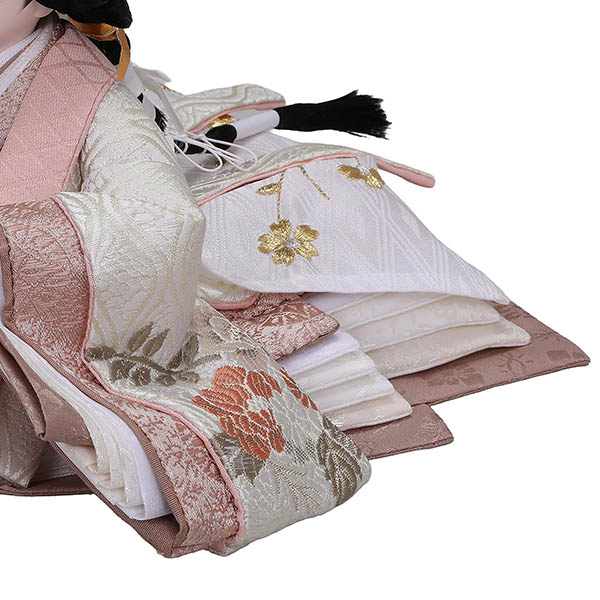 雛人形 平安豊久 ゆな 芥子親王 平飾り 神代調ウォルナット 櫛引屏風 詳細画像 平安豊久 雛人形 ゆな 芥子親王 平飾り 神代調ウォルナット 櫛引屏風 詳細画像