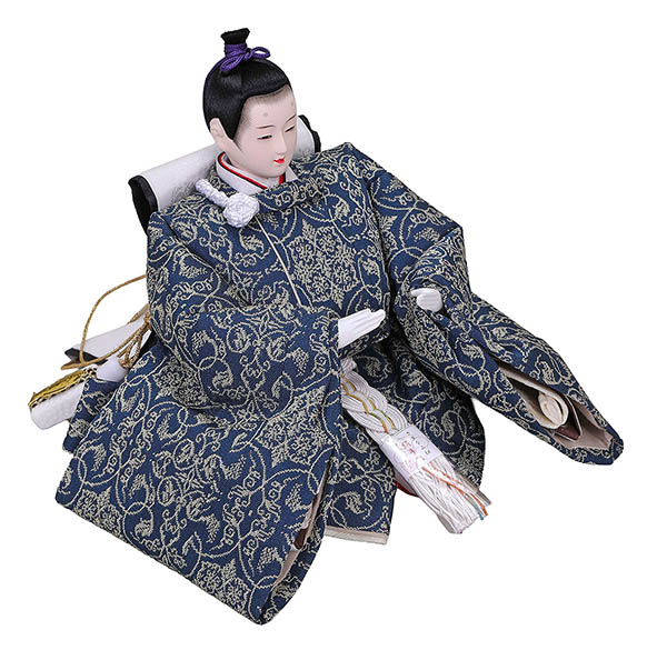 雛人形 平安豊久 ゆか 芥子親王 平飾り モカ 二曲刺繍屏風 詳細画像 平安豊久 雛人形 ゆか 芥子親王 平飾り モカ 二曲刺繍屏風 詳細画像