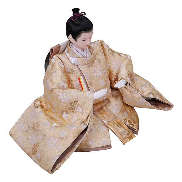 平安豊久　 雛人形　しほ 芥子親王 平飾り 四曲屏風　詳細画像