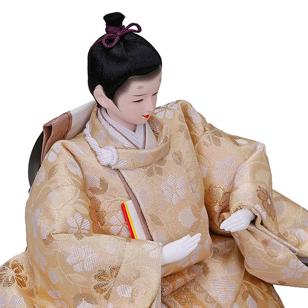 平安豊久　 雛人形　しほ 芥子親王 平飾り 四曲屏風　詳細画像