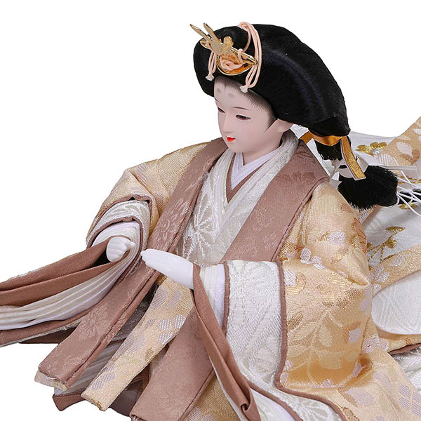 平安豊久　 雛人形　しほ 芥子親王 平飾り 四曲屏風　詳細画像