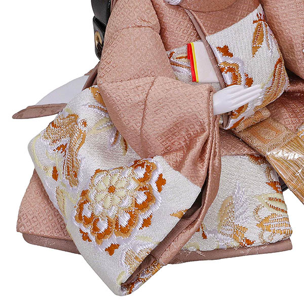 平安豊久　 雛人形　えま 小芥子親王 収納飾り 白木 麻の葉LED灯付収納箱　詳細画像