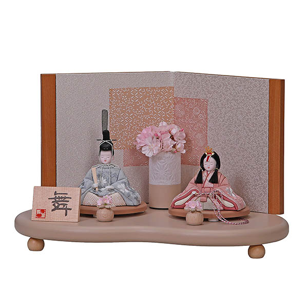 舞・桜音 木目込み雛 親王飾り