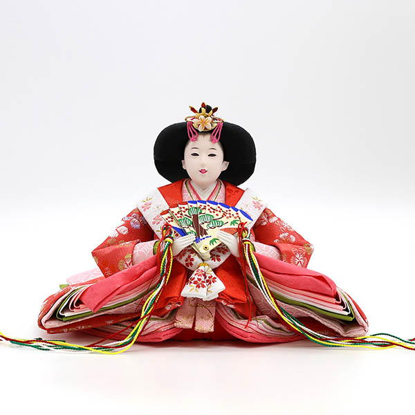 雛人形 久月 衣裳着 小三五親王 平飾り 詳細画像 久月 雛人形 衣裳着 小三五親王 平飾り 詳細画像