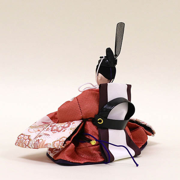 久月　 雛人形　段織 衣裳着 芥子親王 平飾り　詳細画像