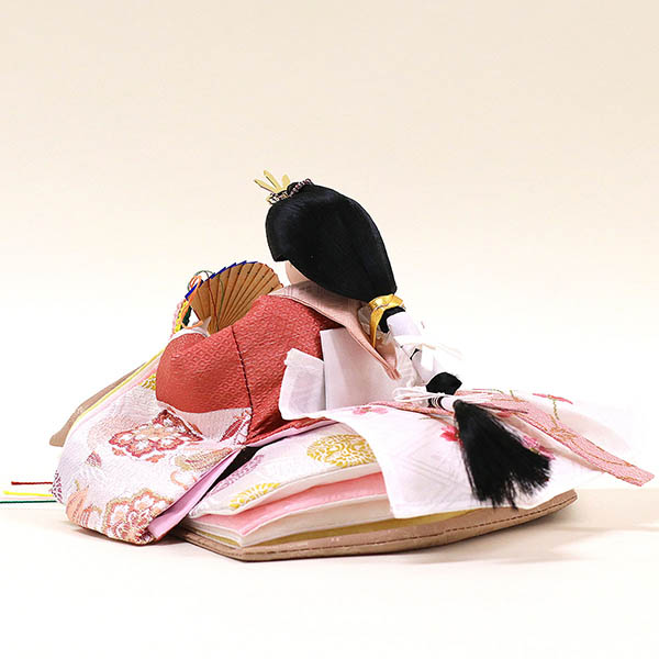 久月　 雛人形　段織 衣裳着 芥子親王 平飾り　詳細画像