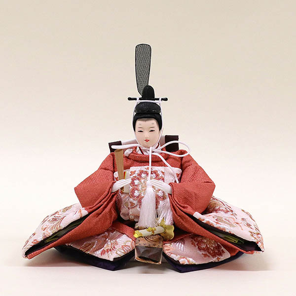 久月　 雛人形　段織 衣裳着 芥子親王 平飾り　詳細画像