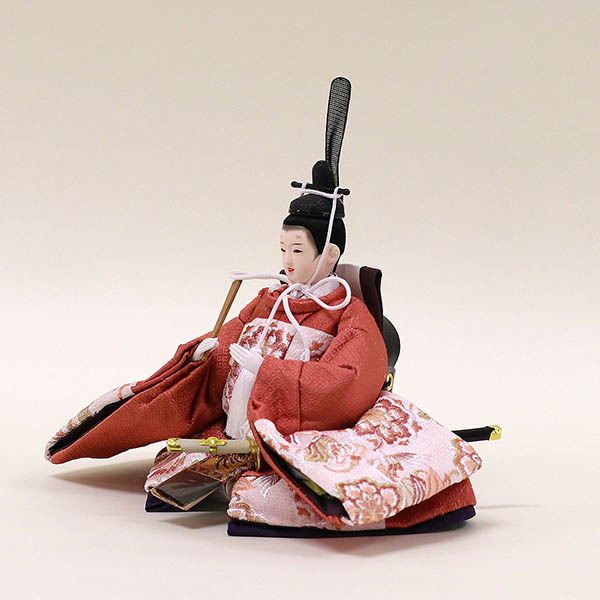 久月　 雛人形　段織 衣裳着 芥子親王 平飾り　詳細画像