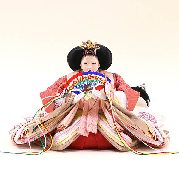 久月　 雛人形　段織 衣裳着 芥子親王 平飾り　詳細画像