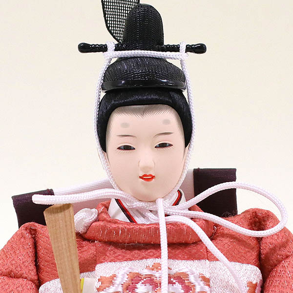 久月　 雛人形　段織 衣裳着 芥子親王 平飾り　詳細画像