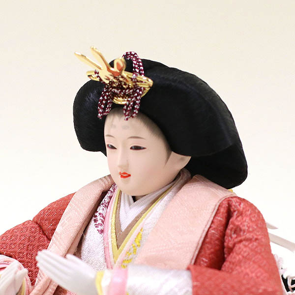 久月　 雛人形　段織 衣裳着 芥子親王 平飾り　詳細画像