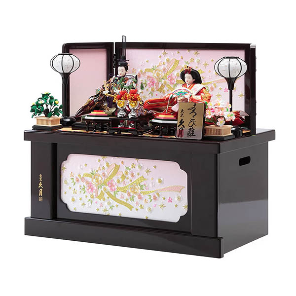 雛人形 久月 衣裳着 三五親王 収納親王飾り 詳細画像 久月 雛人形 衣裳着 三五親王 収納親王飾り 詳細画像