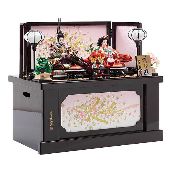 雛人形 久月 衣裳着 三五親王 収納親王飾り 詳細画像 久月 雛人形 衣裳着 三五親王 収納親王飾り 詳細画像