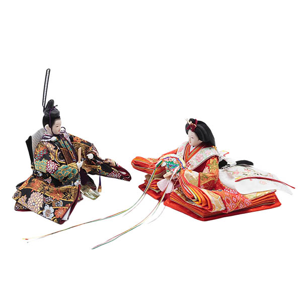 雛人形 久月 衣裳着 三五親王 収納親王飾り 詳細画像 久月 雛人形 衣裳着 三五親王 収納親王飾り 詳細画像