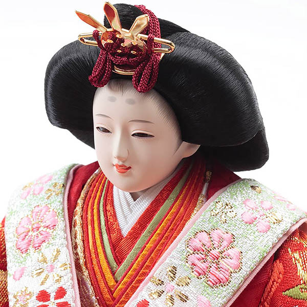 雛人形 久月 衣裳着 三五親王 収納親王飾り 詳細画像 久月 雛人形 衣裳着 三五親王 収納親王飾り 詳細画像