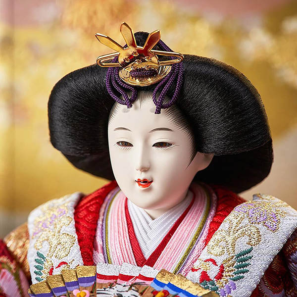 雛人形 久月 西陣織金襴 衣裳着 三五親王 収納親王飾り 詳細画像 久月 雛人形 西陣織金襴 衣裳着 三五親王 収納親王飾り 詳細画像